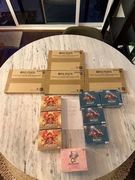 One Piece Booster Boxes + Premium Card Collections for Sale in Los