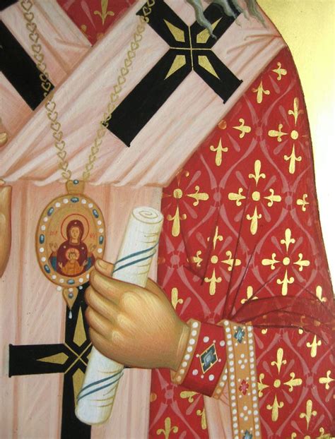 Икона Святого Филарета Черниговского. Фрагмент.