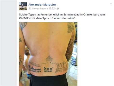 Mit KZ-Tattoo im Spaßbad - Störungsmelder