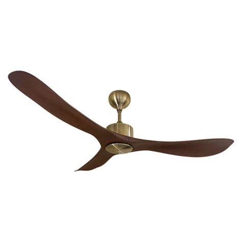 LUFT Antique Brass Ceiling Fan - Scuderia - The Lightology