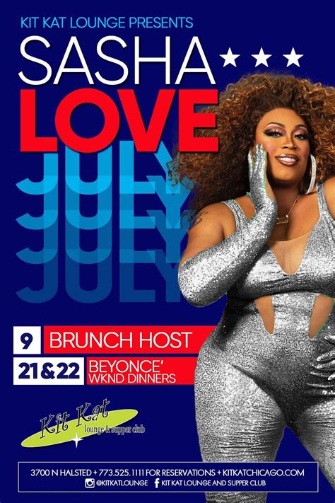 Sasha Love - July 2023 • Kit Kat | Drag Show Chicago