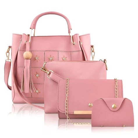 women pink handbags 5