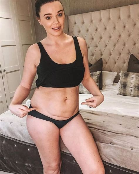 Maria Fowler shares honest snap of scarred post-baby body in underwear