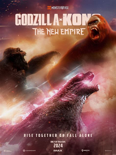 Godzilla x Kong: The New Empire | Poster Design on Behance in 2024 | Godzilla, Godzilla vs, Kong ...