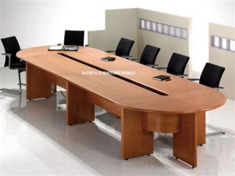 Round Wooden Conference Table, Without Storage at Rs 32975 in Chennai