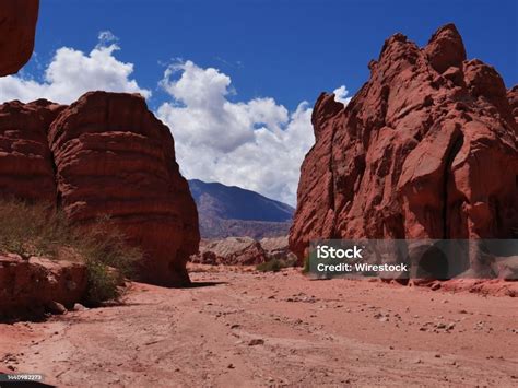 beautiful view   calchaqui valley  argentina stock photo