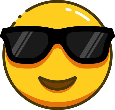 Cute Emoji with Line Style 24125562 PNG