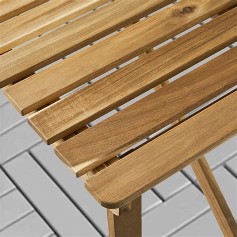ASKHOLMEN table, outdoor, acacia, 143x75 cm - IKEA