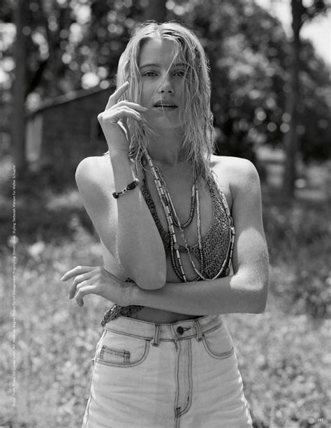 dree hemingway by bruce weber for vogue germany june 2013 | visual