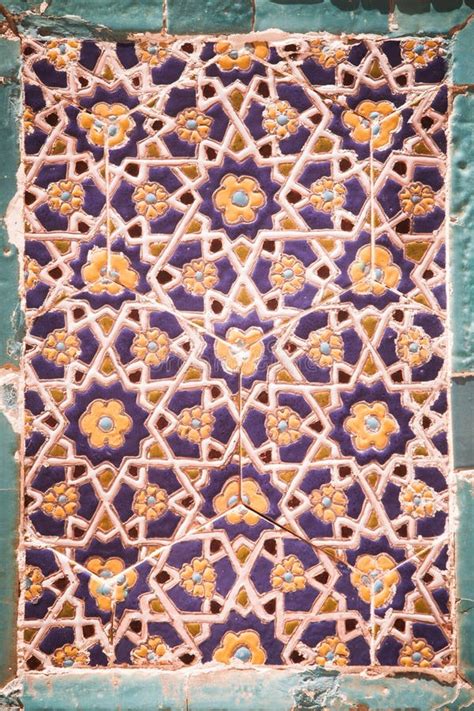 arabic decorations   wall stock image image  pattern oriental