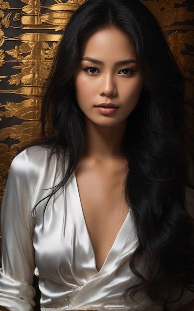 premium ai image beautiful asian disk jockey