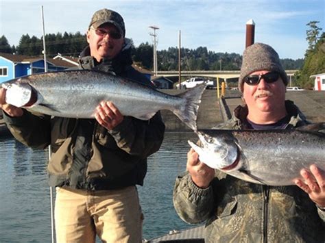 Salmon Fishing Off The Coast of Brookings, Oregon