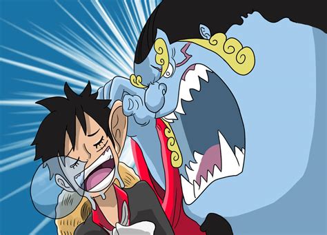 Luffy y Jinbe (One Piece CH. 862) by bryanfavr on DeviantArt