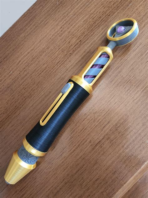 Prototype 13th doctor sonic screwdriver - got this signed by Matt Smith ...