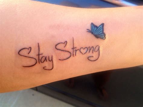 Stay strong | Infinity tattoo, Tattoos, Tattoo quotes