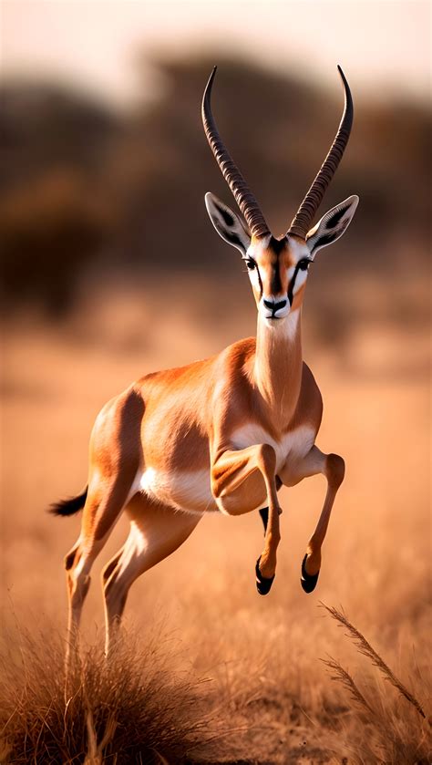 gazelle leaping aerial photography wild leaping gazelle aerial