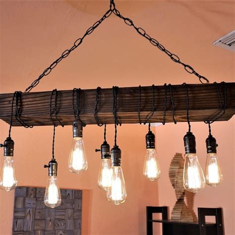 Rustic Chandelier - Etsy