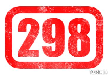 298 Text Effect and Logo Design Number