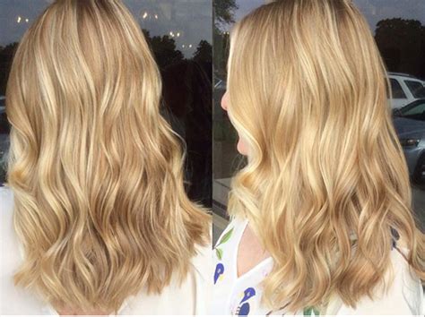 Golden Blonde Lowlights
