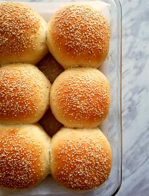 Homemade Hamburger Buns - Eats Delightful