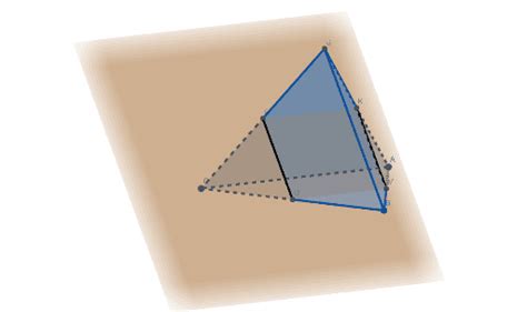 Тетраэдр тапсырма – GeoGebra