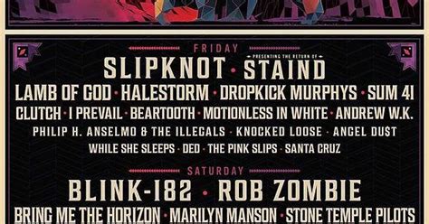 Official Aftershock Lineup : Sacramento