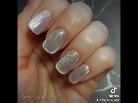 Кошачий глаз на ногтях. Маникюр с серебристой кошкой #nail #nailart # ...