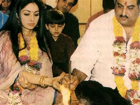 Before marrying Sridevi, Boney Kapoor was married to Mona Shourie, a ...