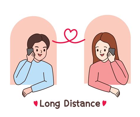 Couple calling. relationship, romantic moment, keep connection. Long