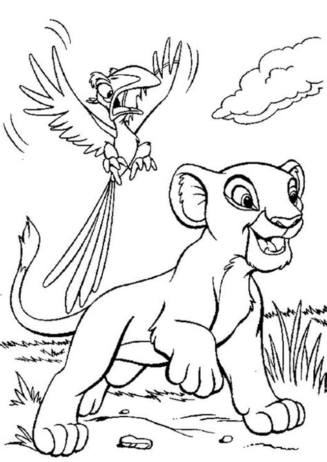 Free & Easy To Print Lion King Coloring Pages - Tulamama