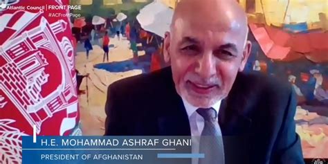 President Ashraf Ghani in a live speech hosted by the Atlantic Council in the US says the Afghan ...