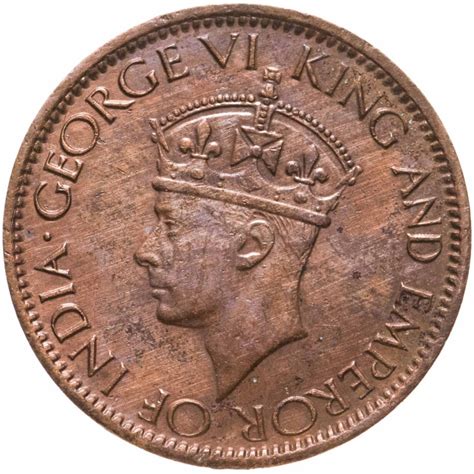 Монета цейлон 1 цент (cent) 1945 стоимостью 850 руб.
