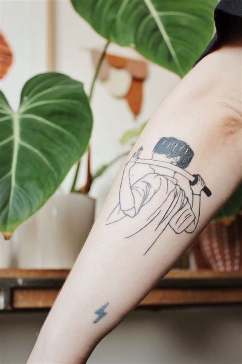 Tattoo Agust D | Bts tattoos, Cute tattoos, Kpop tattoos