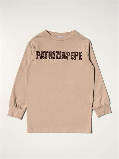 PATRIZIA PEPE: dress for girls - Beige | Patrizia Pepe dress FA04 2290 ...