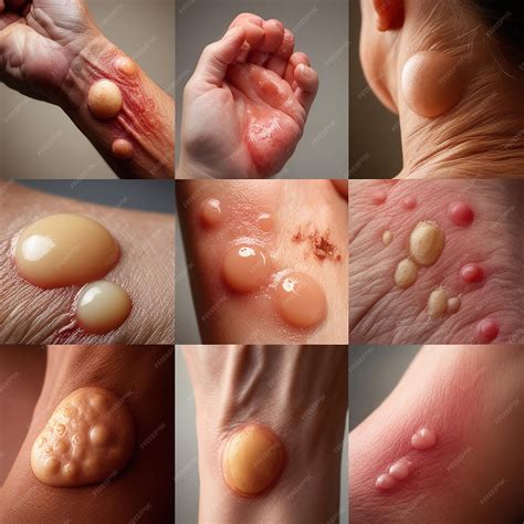 Skin Blisters Causes Symptoms and Treatment | Premium AI-generated image