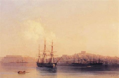 Иван Константинович Айвазовский. Севастополь. 1852, 28.3×38.7 см ...
