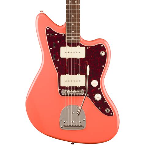 squier classic vibe  jazzmaster lrl tahitian coral