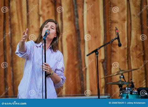danish singer pil  nibe festival editorial stock image image