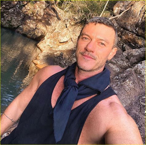 Photo: luke evans hot shirtless selfie 07 | Photo 4495736 | Just Jared 