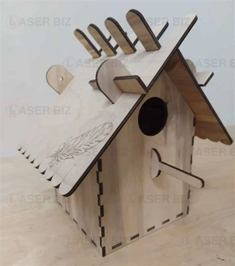 Деревянная кормушка для птиц гнездо диких птиц декор для сада » maket ...