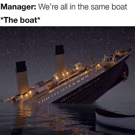 sinking ship titanic work sinking fuckedup
