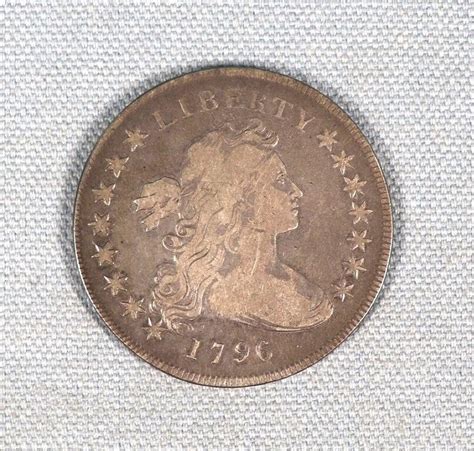 1796 Draped Bust Silver Dollar | Live and Online Auctions on HiBid.com