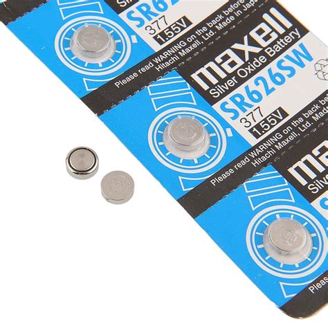 SR626SW SR66 Silver Oxide Alkaline Battery Button Cell For Watch New ...