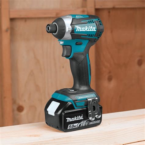MAKITA Cordless, Impact Driver, 1/4 in Hex, 18V DC, 1,550 in-lb Max