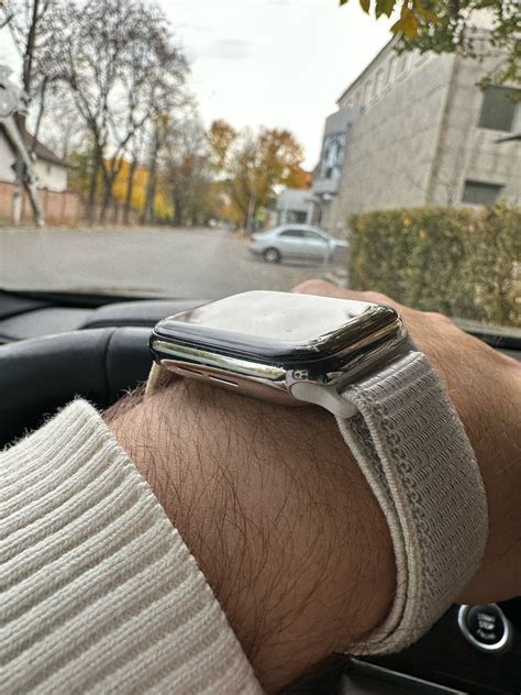 Apple watch 5 stainless steel 44 мм состояние 10/10Держит день легко ...