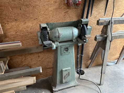 Заточной станок-точило GREIF Typ D20, Германия, трофейный. 0.55 kW ...