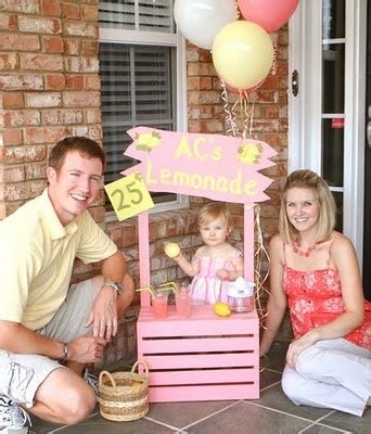 AC's Lemonade Stand | Lemonade stand party, Pink lemonade party ...