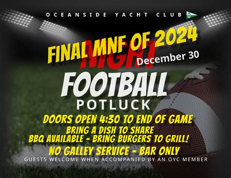 Events from January 18 – January 30 – Oceanside Yacht Club