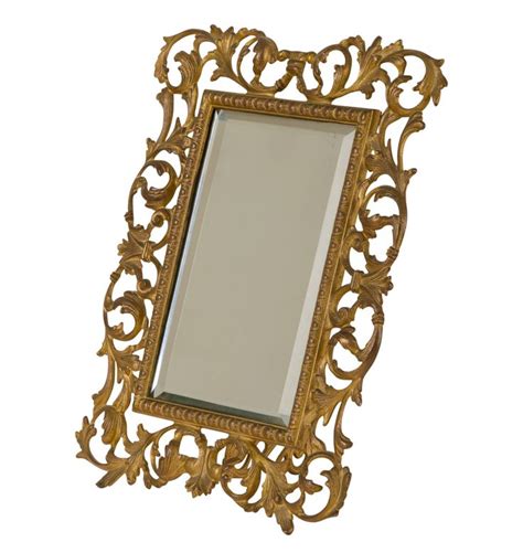 Ornate Victorian Brass Vanity Mirror | Rejuvenation | Victorian ...