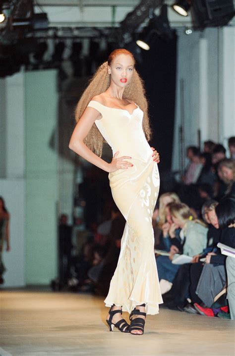 Classic Images Of Tyra Banks Ripping The Runway For Her 45th Birthday
